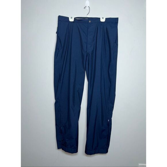 Zero Restriction Tour Light Slacks Goretex Navy Blue Rain Pants size XL